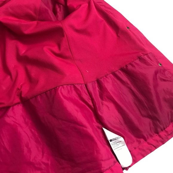 Mountain Warehouse Cambridge Waterproof Jacket Pink Size 14 Rain Coat Anorak - Picture 7 of 11